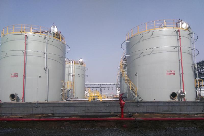 設備工程分公司承建的內蒙雙欣罐區(qū)安裝項目竣工