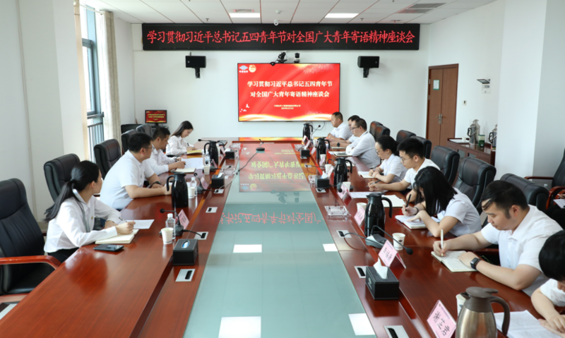 公司召開(kāi)學(xué)習(xí)貫徹習(xí)近平總書(shū)記五四青年節(jié)對(duì)全國(guó)廣大青年寄語(yǔ)精神座談會(huì)